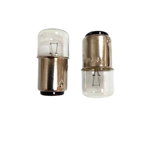 T16x35mm Ba15d Double Contact Mini Incandescent Bulb 24V5W Auto Parts Indicator Bulb