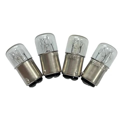T16x3mm BA15D Miniature Tubular Bulb 130V 5W/130V 10W/220V 5W for Electrical Equipment Signal Indicator Bulbs and Marine Lamps