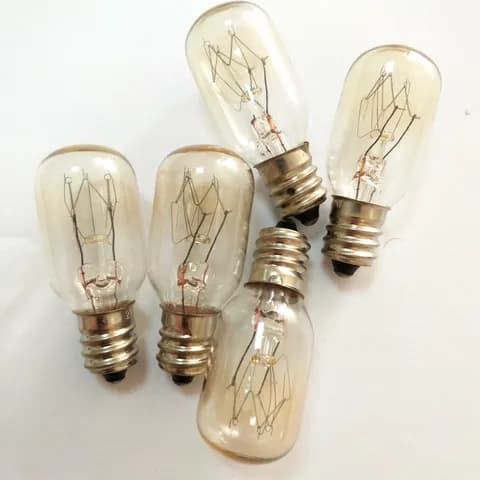 T20 E12 Salt Lamp Replacement Bulb 110V15W Microwave Oven Replacement Bulb Refrigerator Bulb