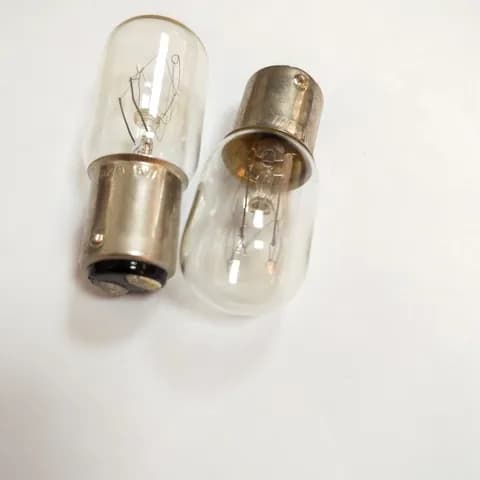 T20X50mm BA15D Tubular Incandescent Bulb 220V10W Salt Lamp Replacement Bulb