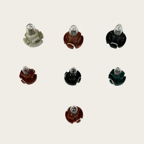 T4 Car Air Conditioning Bulb 14V1.4W NW-4BW Plastic Base Instrument Indicator Bulb