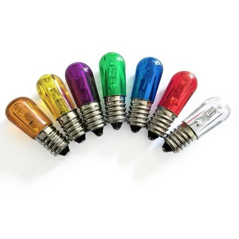 Wholesale E14 Papaya Led Bulb 14V0.2W Outdoor Waterproof Color Decorative Bulb