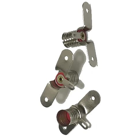 E10 Mini Bulb Lamp Holder with Mounting Bracket Home Experiment Circuit Electrical Test Accessories